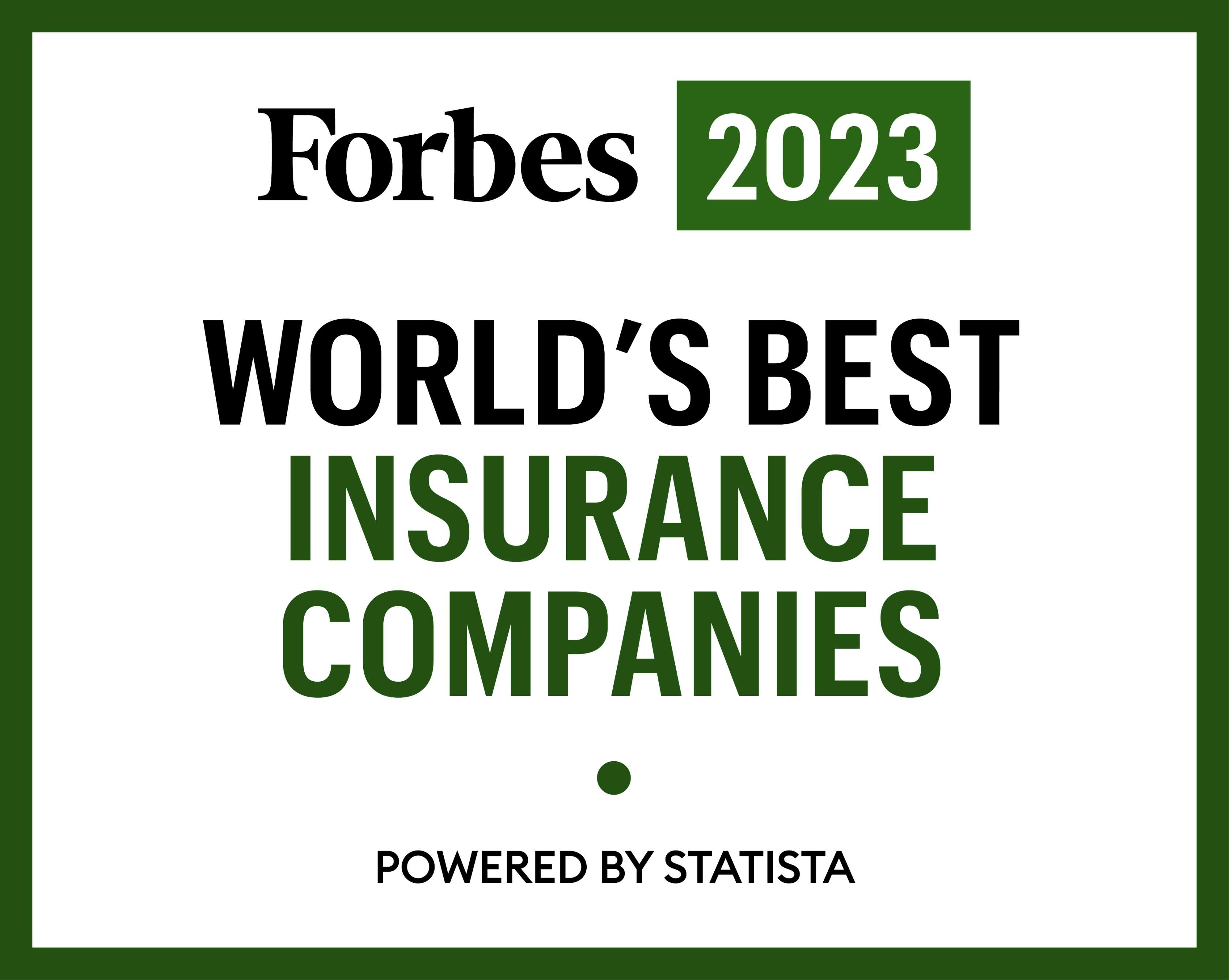 Beste Versicherung laut Forbes